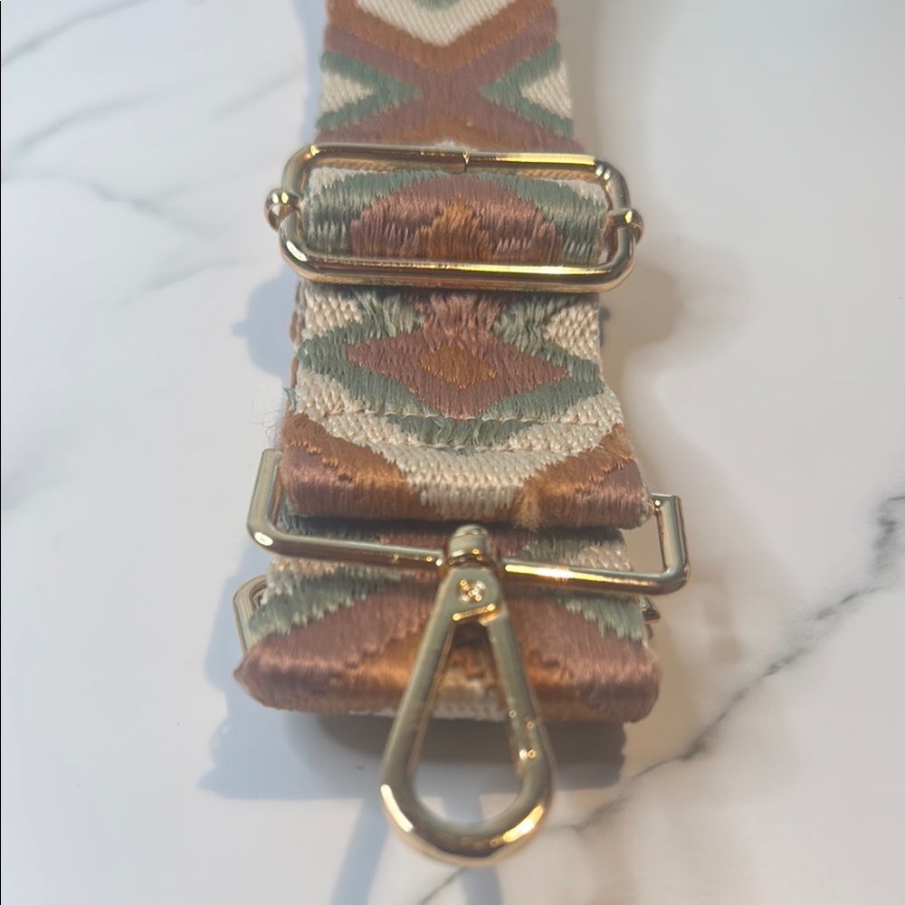 Geometric Patterned Adjustable Guitar Bag Strap - image 3